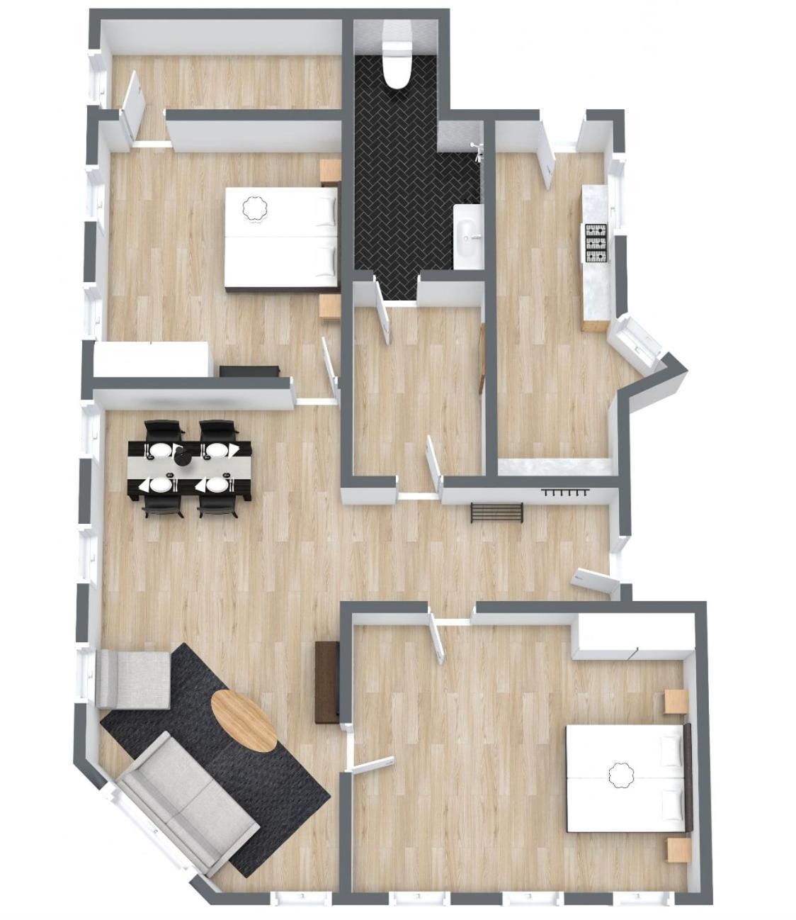Spacious Tivoli Gardens Apartment W 3 Bedrooms Копенгаген Экстерьер фото